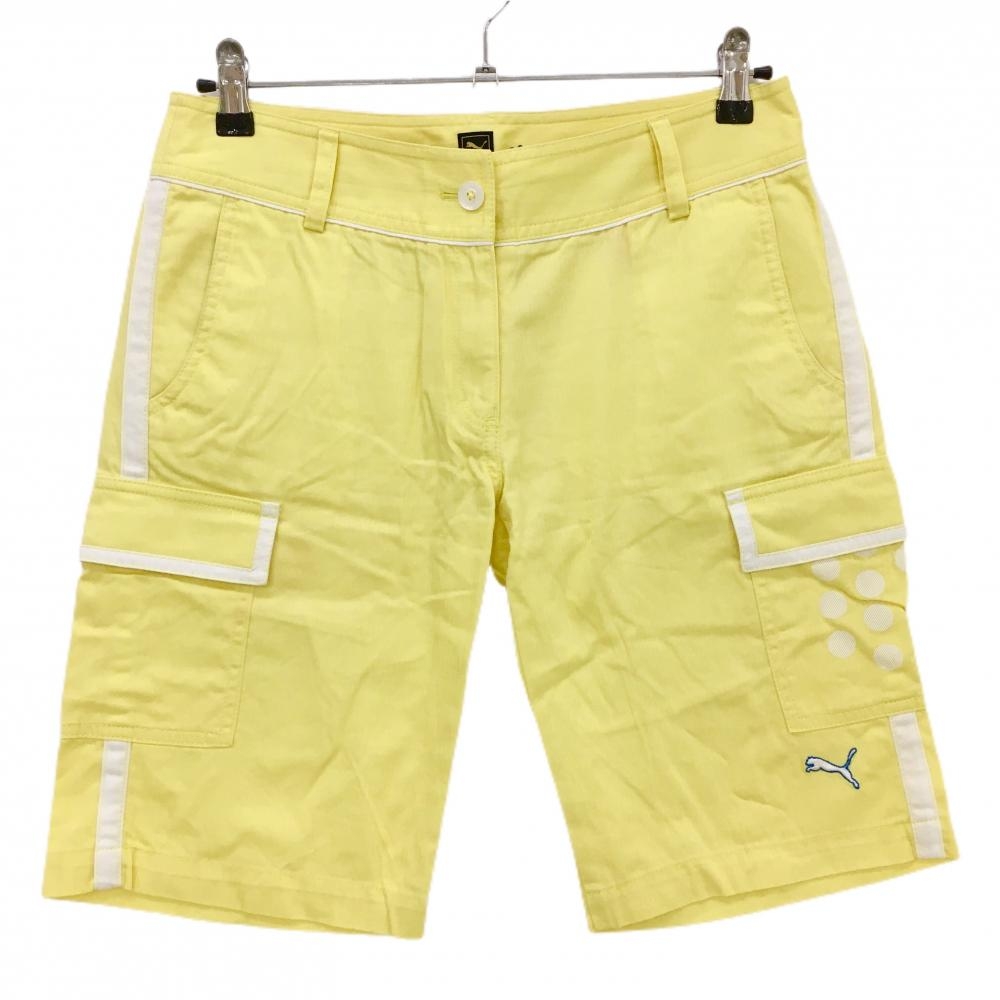 プーマ カーゴハーフパンツ イエロー ストレッチ メンズ O ゴルフウェア PUMA