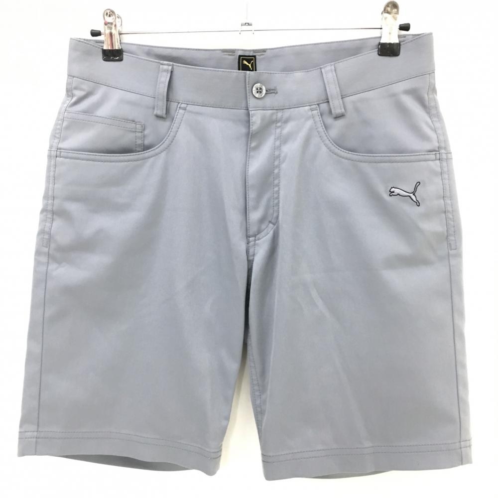 プーマ ハーフパンツ グレー 後ポケット総柄 メンズ 79 ゴルフウェア PUMA