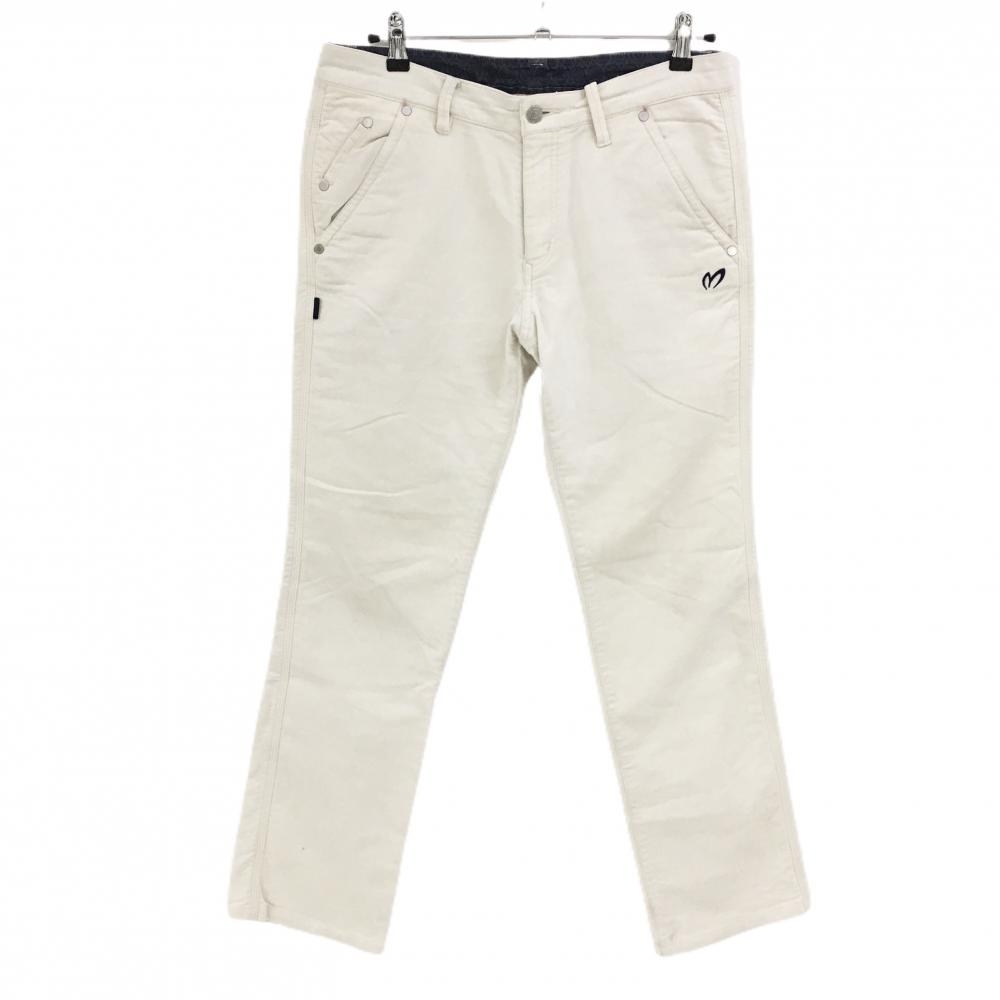 マスターバニー パンツ アイボリー 表微起毛 ストレッチ メンズ 5(L) ゴルフウェア MASTER BUNNY EDITION