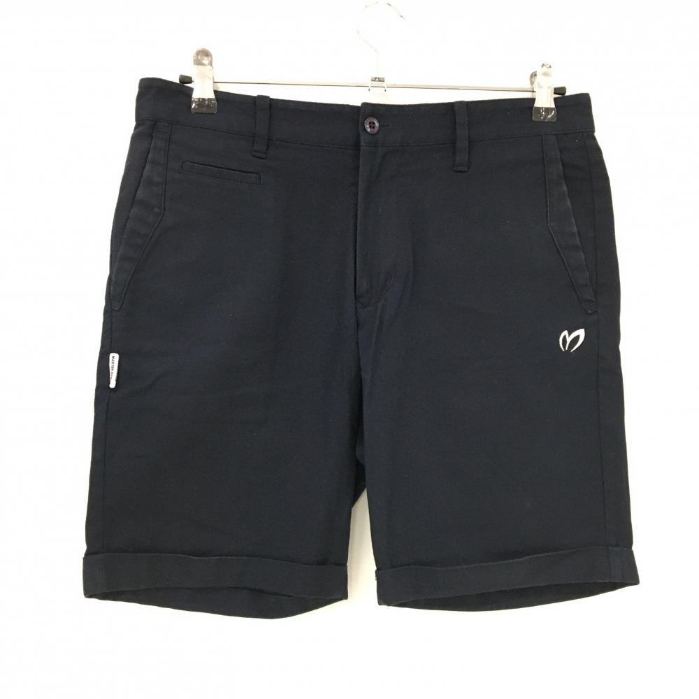 マスターバニー ハーフパンツ ネイビー ストレッチ メンズ 4(M) ゴルフウェア MASTER BUNNY EDITION