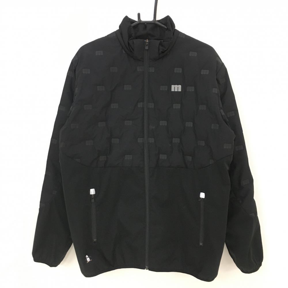 【美品】マンシングウェア 切替ダウンジャケット 黒 メンズ XL ゴルフウェア 2021年モデル Munsingwear