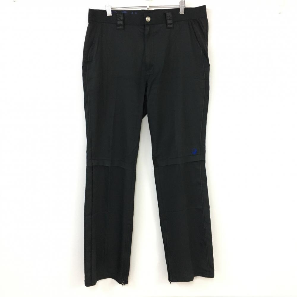 RUSSELUNO ラッセルノ パンツ 黒 ティー装着可 後ろポケット・裾メッシュ メンズ 2L ゴルフウェア