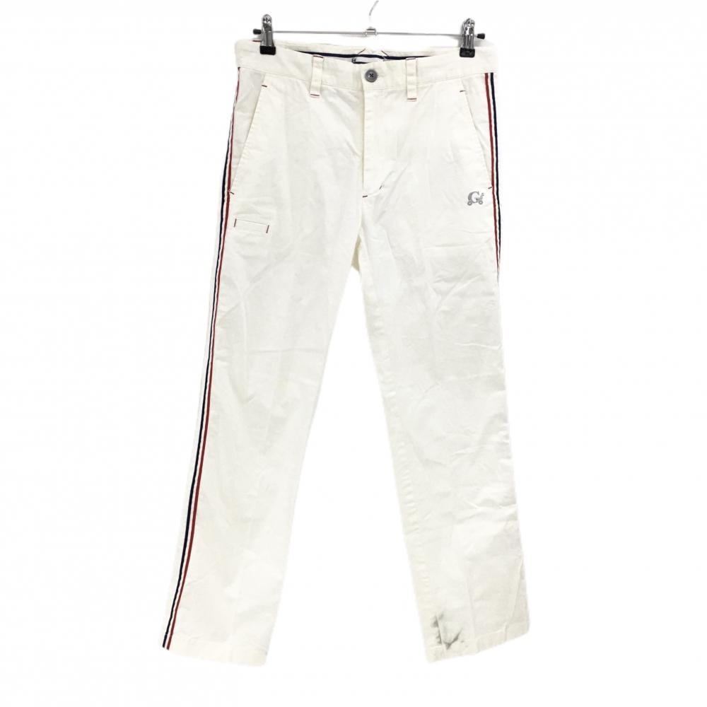 ラッセルノ パンツ 白 サイドライン メンズ 4(M) ゴルフウェア RUSSELUNO