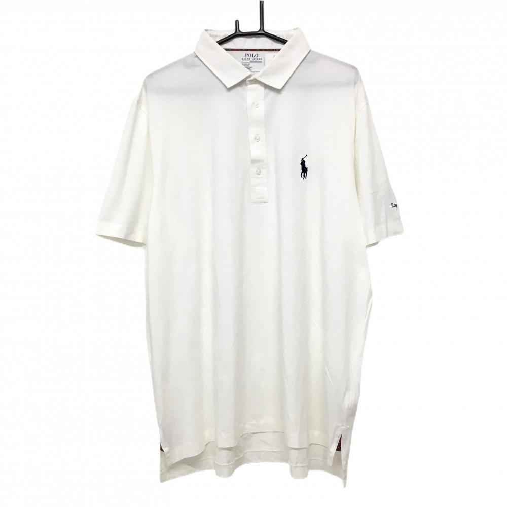 【新品】ポロラルフローレン 半袖ポロシャツ 白 ポニー刺しゅう KAPALUA メンズ XL ゴルフウェア Ralph Lauren