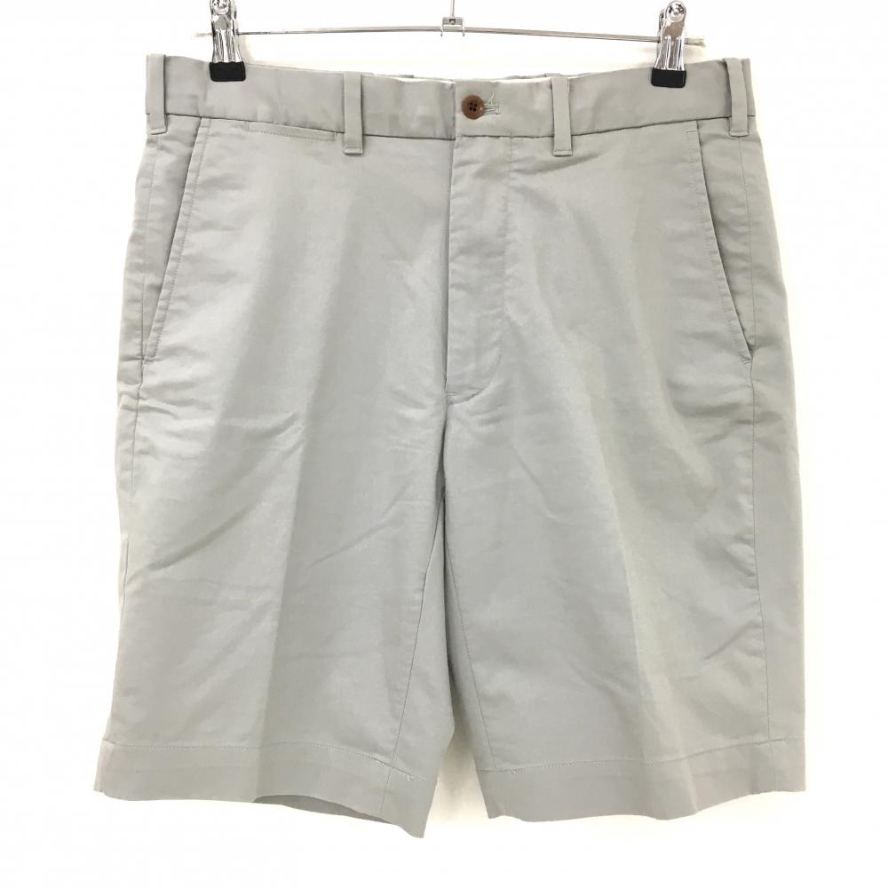 【美品】ポロゴルフ ハーフパンツ グレー 無地 メンズ 30 ゴルフウェア Ralph Lauren