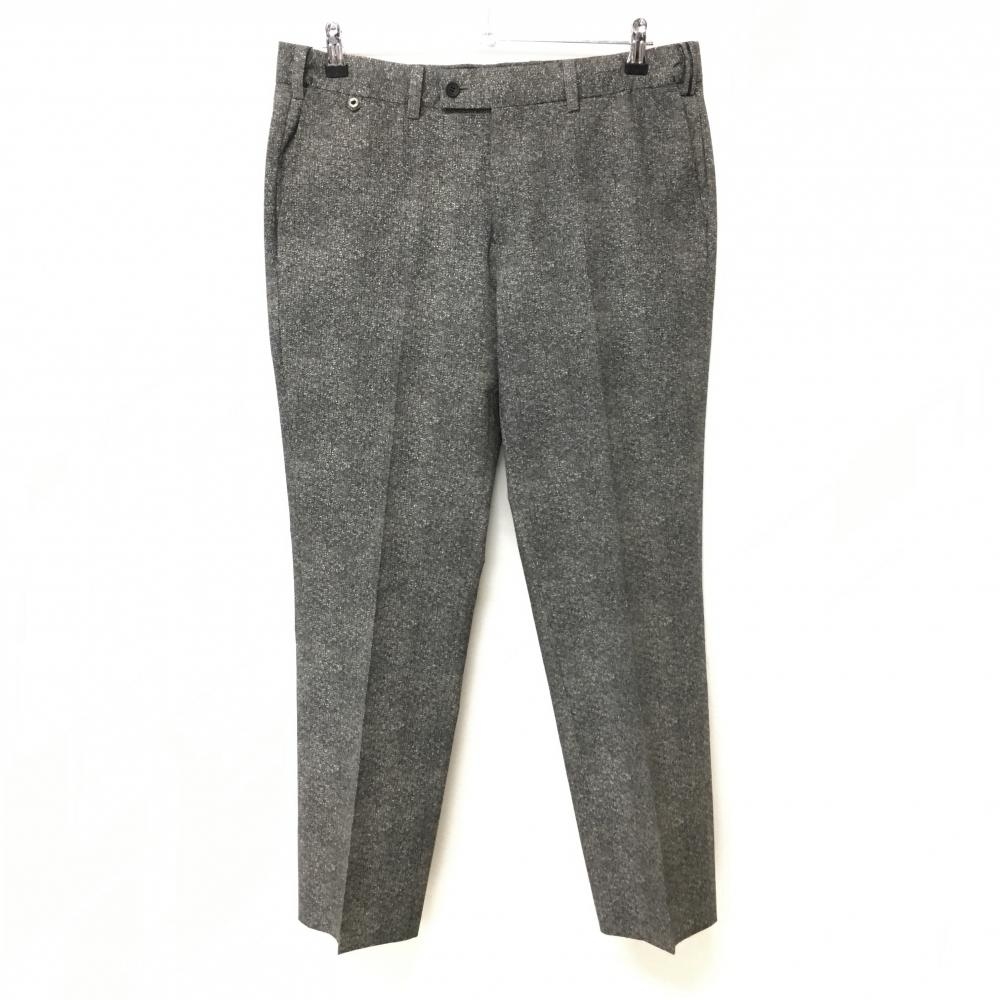 【美品】ランバンスポール パンツ 杢黒調  メンズ 85 ゴルフウェア LANVIN SPORT