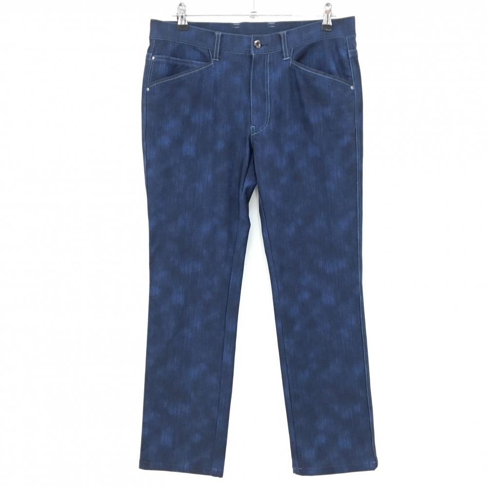 【超美品】ランバンスポール ストレッチパンツ 杢ネイビー系 メンズ 85 ゴルフウェア LANVIN SPORT