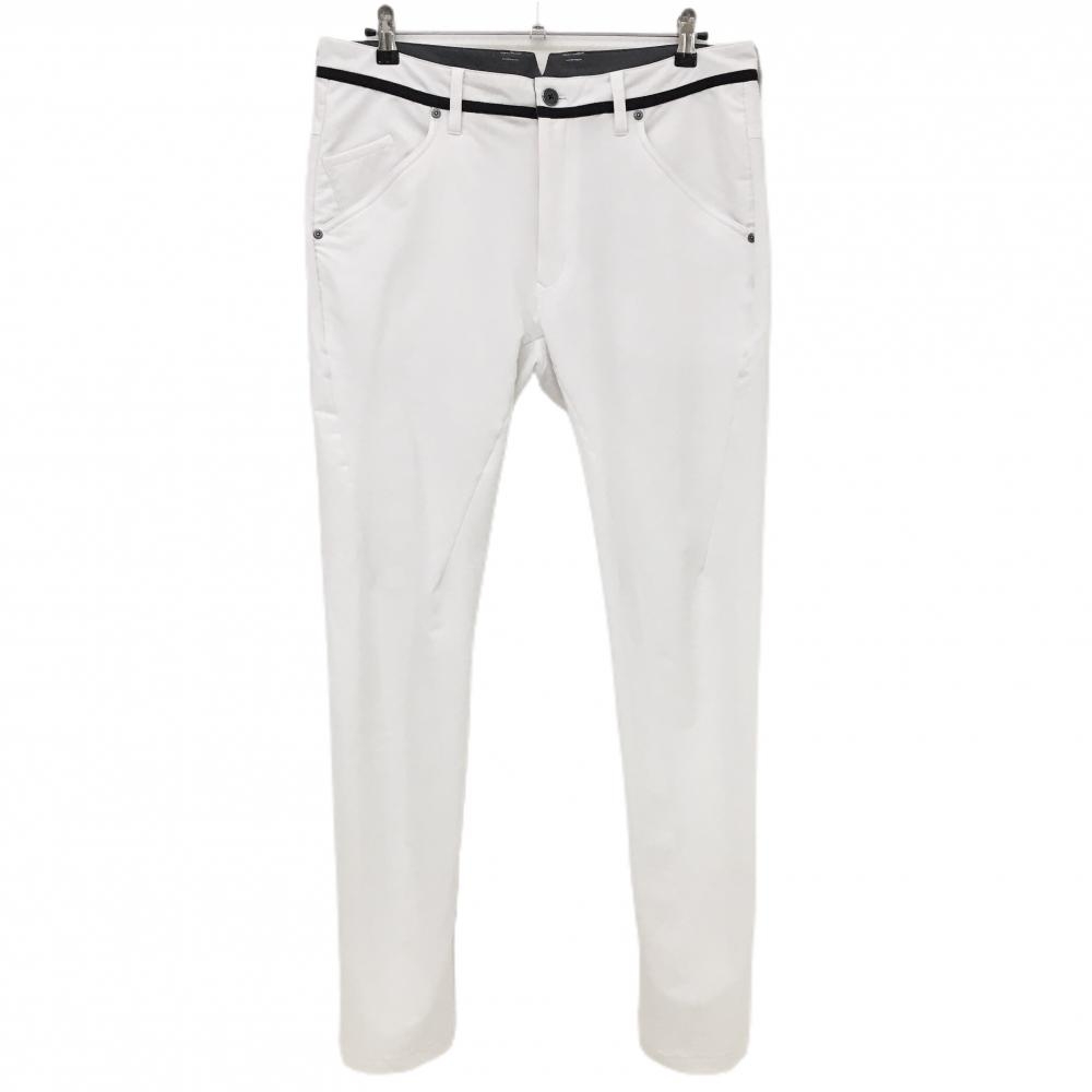ルコックゴルフ パンツ 白×黒 バックロゴ  メンズ 88 ゴルフウェア le coq sportif