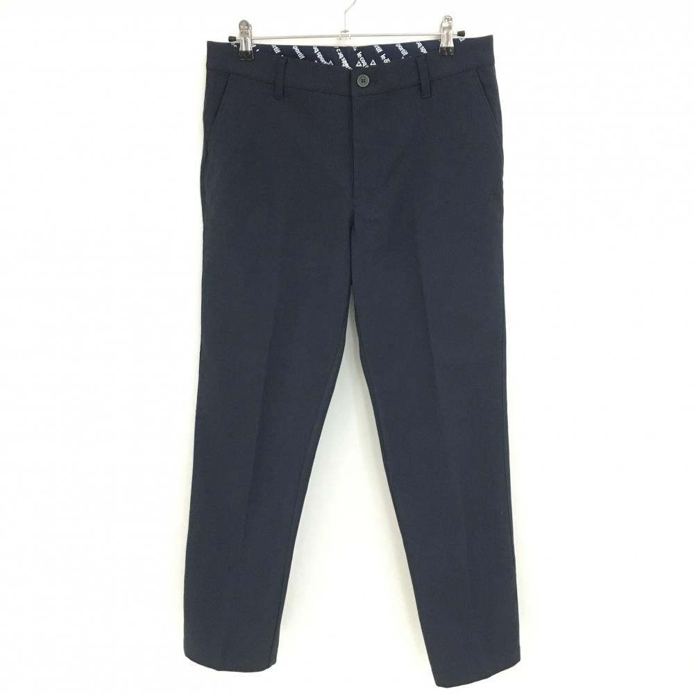 【美品】ルコックゴルフ パンツ ネイビー 無地 メンズ 85 ゴルフウェア le coq sportif