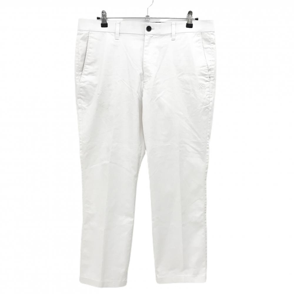 ルコックゴルフ パンツ 白 ロゴ刺しゅう ストレッチ メンズ 92 ゴルフウェア le coq sportif