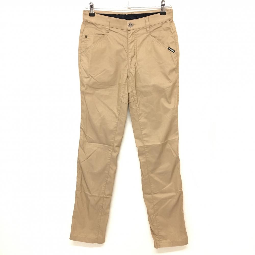 ルコックゴルフ パンツ ベージュ×ネイビー 後ろプリント メンズ 73 ゴルフウェア le coq sportif