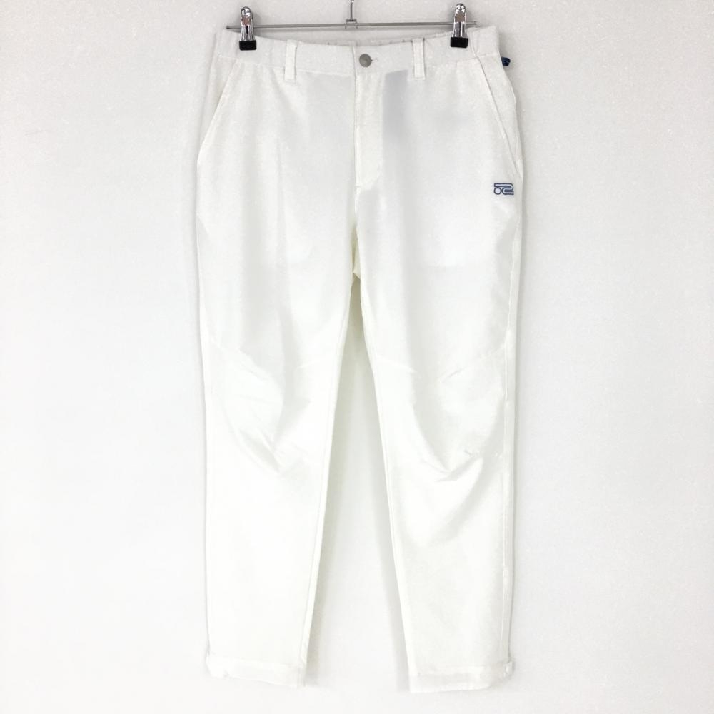 【新品】ロサーセン ストレッチパンツ 白 一部メッシュ 撥水 UVカット 裾調節可 メンズ 79 ゴルフウェア 2022年モデル Rosasen