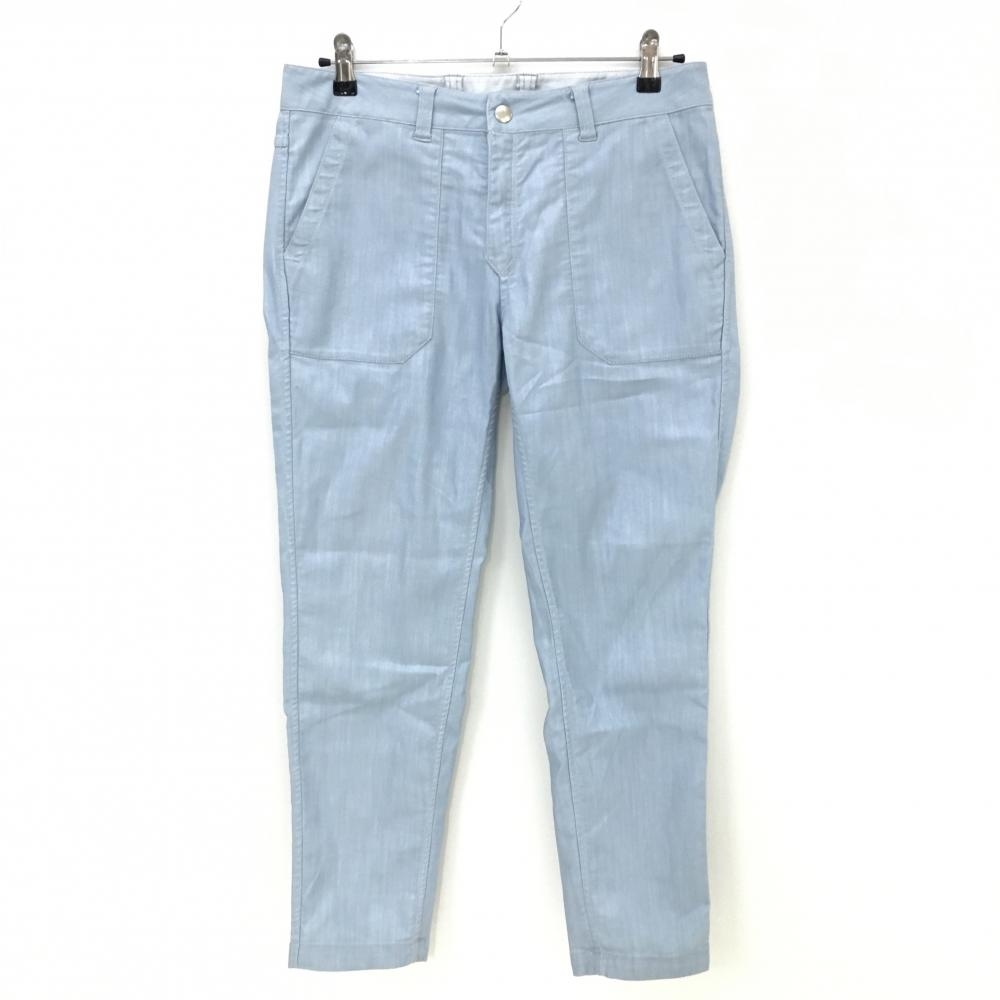 【美品】ロサーセン リバーシブルパンツ ライト ブルー デニム ストレッチ メンズ 79 ゴルフウェア Rosasen