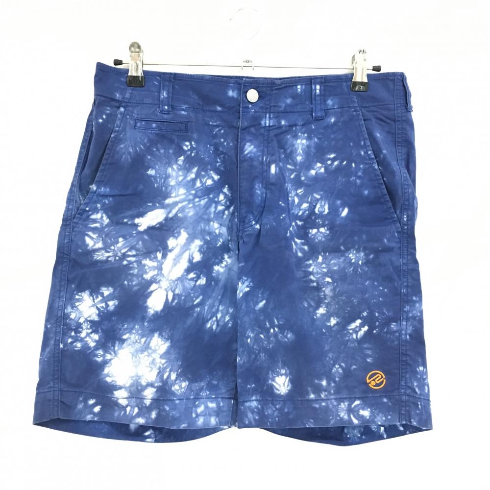 ロサーセン ハーフパンツ ネイビー×白 総柄  メンズ 82 ゴルフウェア Rosasen