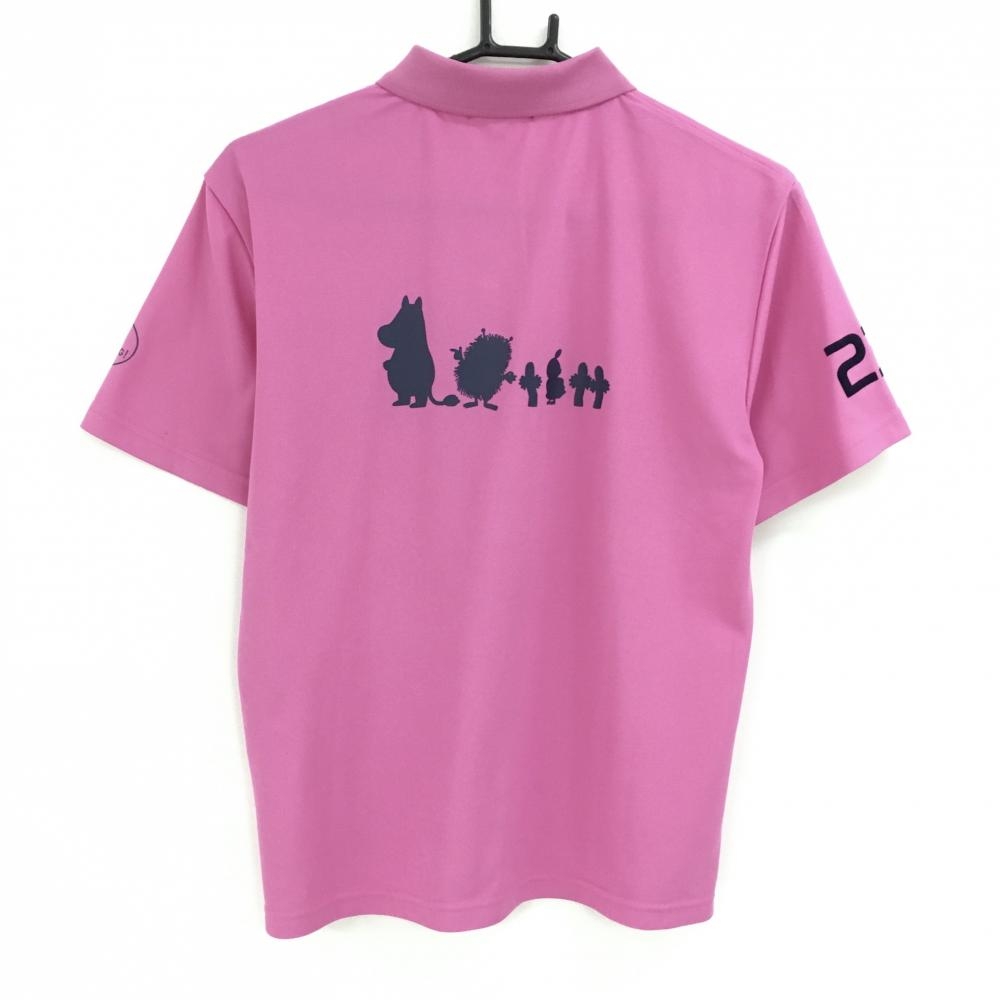 23区ゴルフ×ムーミン 半袖ポロシャツ ピンク ムーミン リトルミイ  レディース I(M) ゴルフウェア 23区