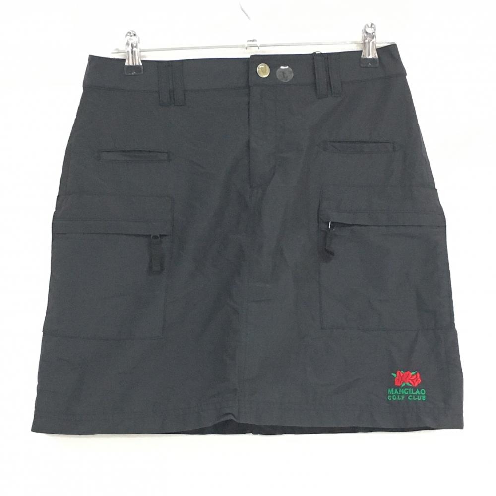 【新品】23区スポーツ スカート 黒 内側インナーパンツ MANGILAO GOLF CLUB レディース 67 ゴルフウェア 23区