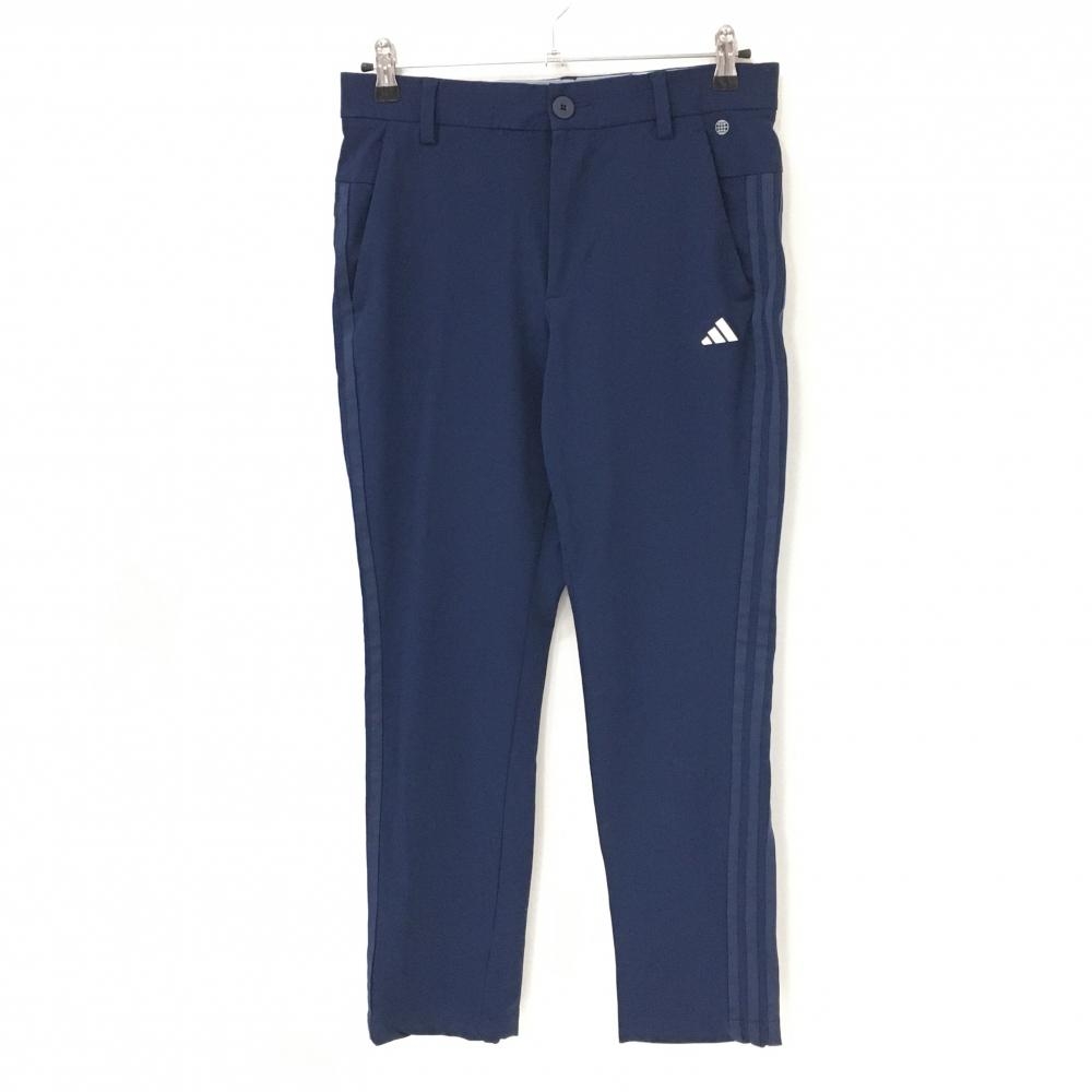 アディダス パンツ ネイビー サイド3ライン ストレッチ  レディース 79 ゴルフウェア adidas