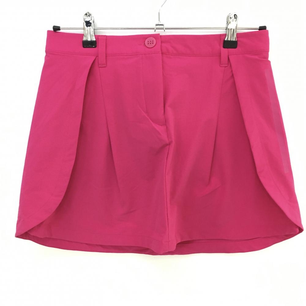 【超美品】アディダス ストレッチスカート ピンク 後ろウエストゴム レディース M ゴルフウェア adidas