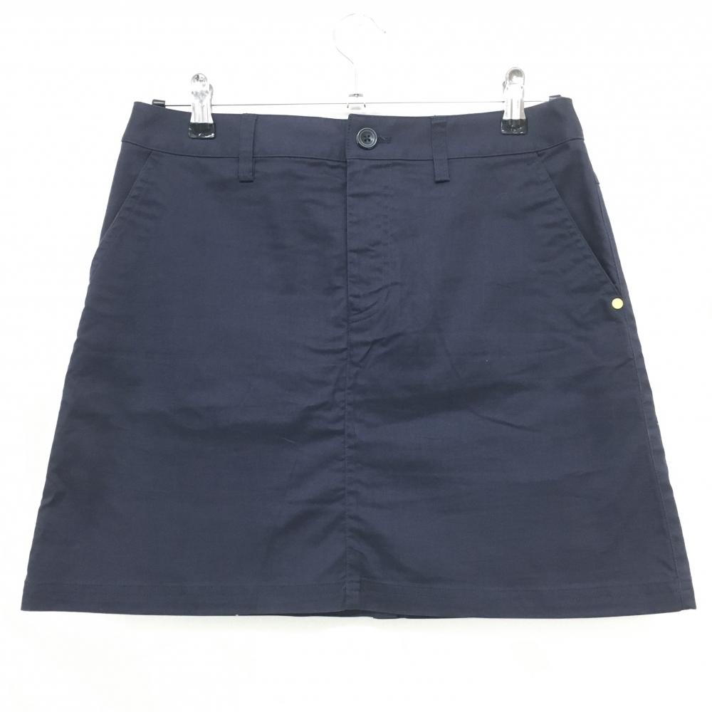 アディダス スカート ネイビー シンプル ストレッチ インナーパンツ付き  レディース L/G ゴルフウェア adidas