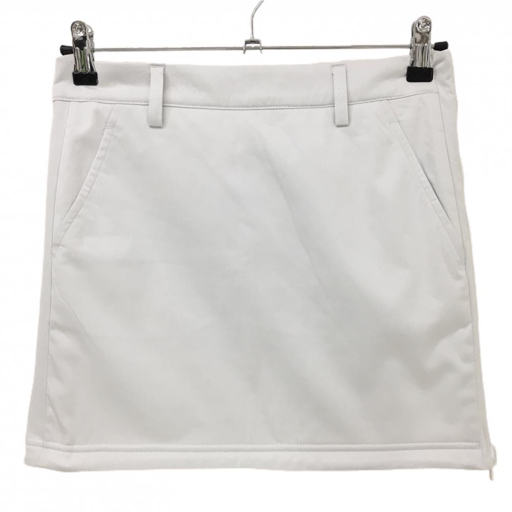 アディダス リバーシブルスカート ライトグレー 裏白 サイドファスナー厚手 レディース S ゴルフウェア adidas