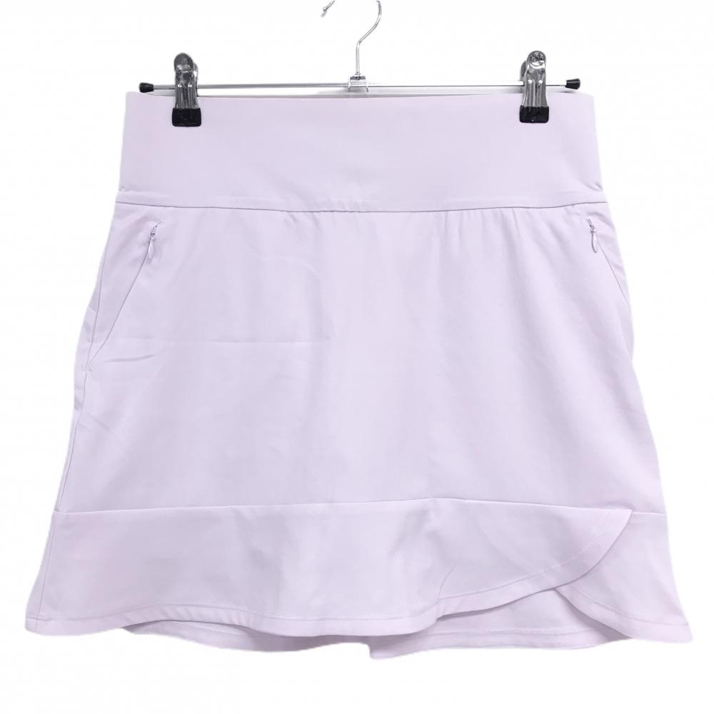 【超美品】アディダス スカート ライトパープル 内側インナーパンツ ストレッチ  レディース L ゴルフウェア adidas