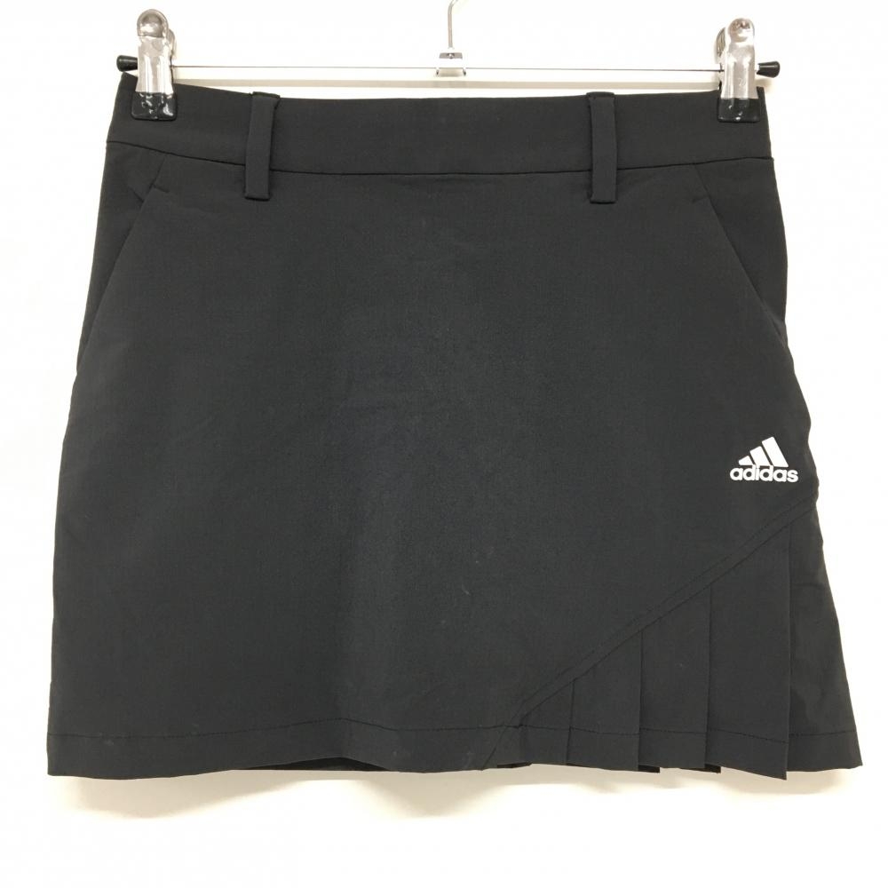 アディダス スカート 黒系 内側インナーパンツ 紙タグ付 ストレッチ  レディース XS ゴルフウェア adidas