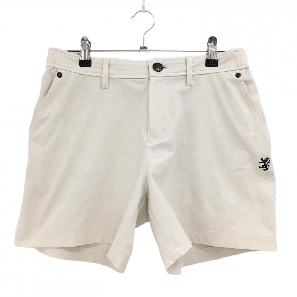 アドミラル ショートパンツ アイボリー 花総柄地模様 レディース M ゴルフウェア Admiral