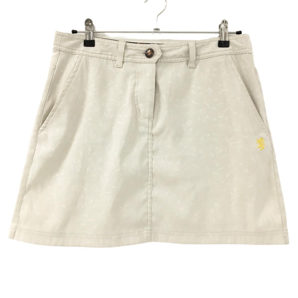 アドミラル スカート ベージュ 花柄地模様 レディース LL ゴルフウェア Admiral