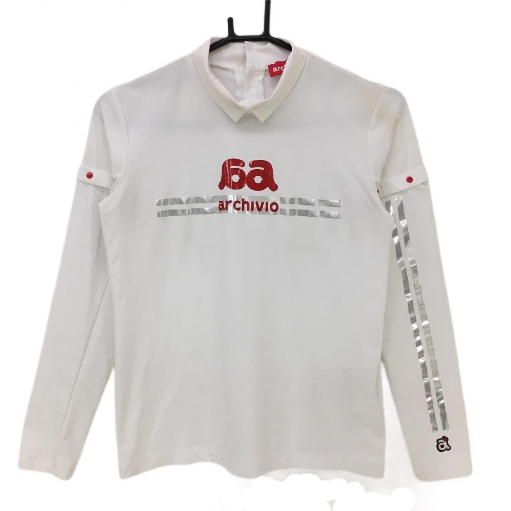 ARCHIVIO アルチビオ 襟付 長袖Tシャツ ブルー 36 - ウエア