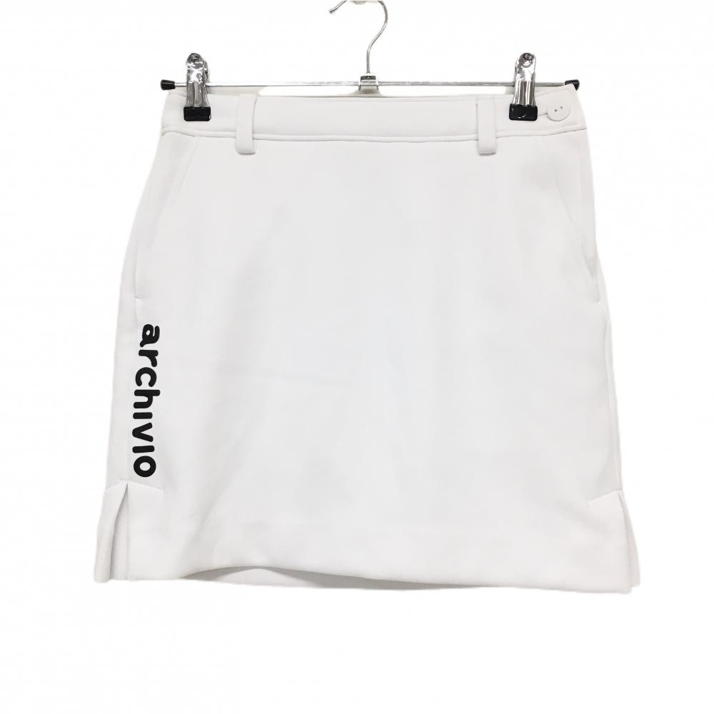 【新品】アルチビオ×トムとジェリー スカート 白 UVケア  レディース 36(S) ゴルフウェア 2024年モデル archivio