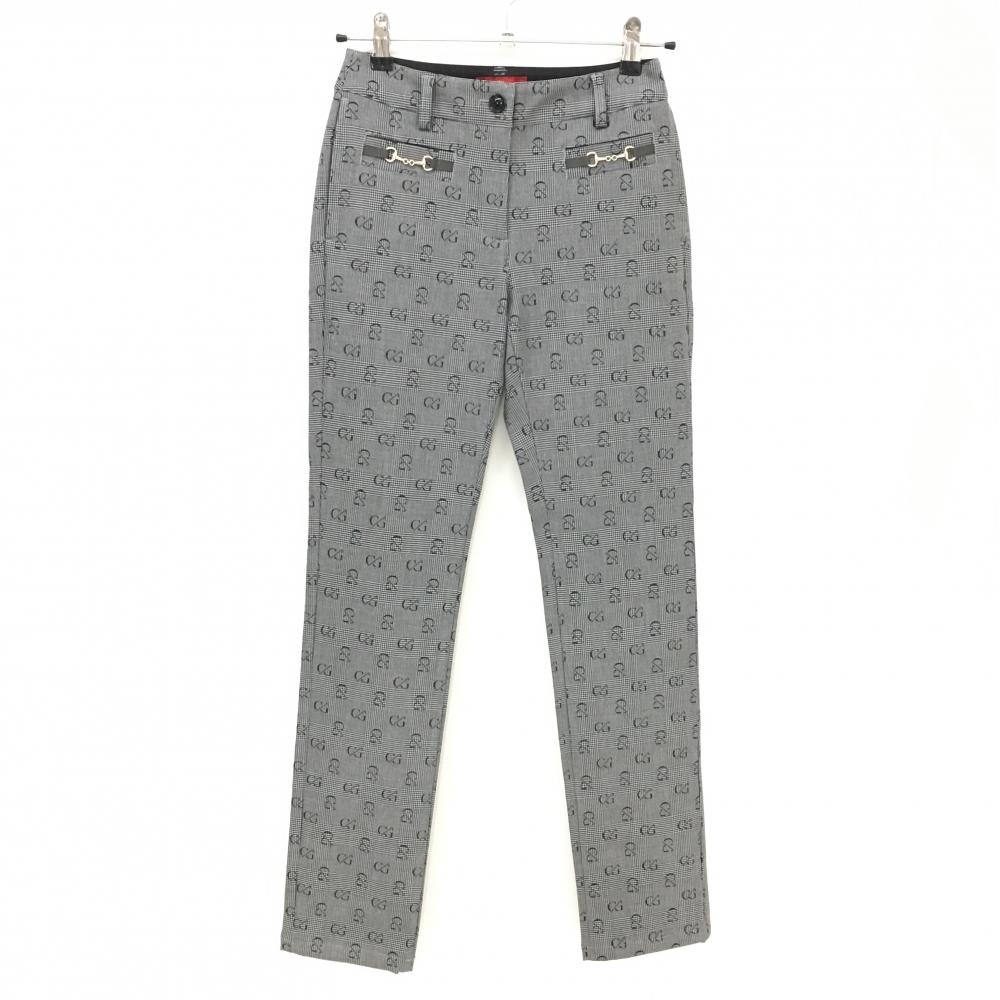 【超美品】キャロウェイ レッドレーベル パンツ グレー グレンチェック 総柄  レディース SS ゴルフウェア 2023年モデル Callaway