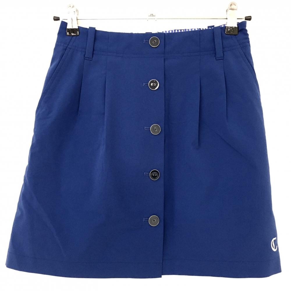 【超美品】キャロウェイ スカート ネイビー フロントボタン レディース S ゴルフウェア Callaway