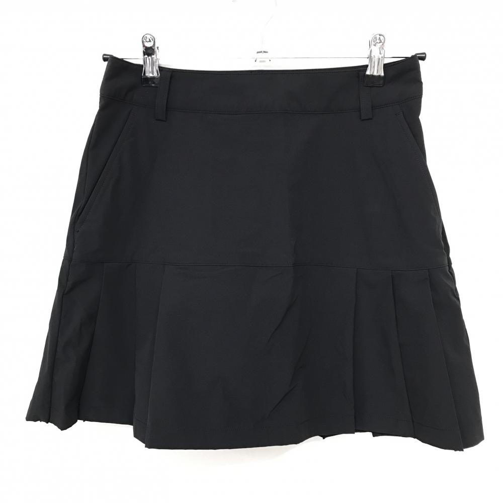 【超美品】キャロウェイ スカート 黒 裾一部プリーツ ナイロン混 ストレッチ  レディース S ゴルフウェア 2025年モデル Callaway
