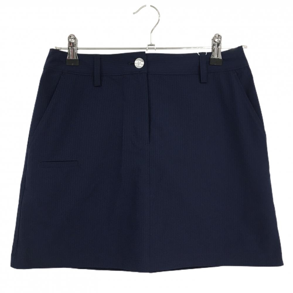 【新品】キャロウェイ スカート ネイビー 細ストライプ地模様 ストレッチ  レディース M ゴルフウェア Callaway