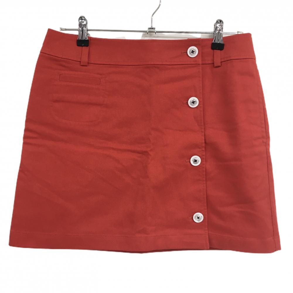 【美品】キャロウェイ スカート レッド ウエスト内側ストライプ レディース LL ゴルフウェア Callaway