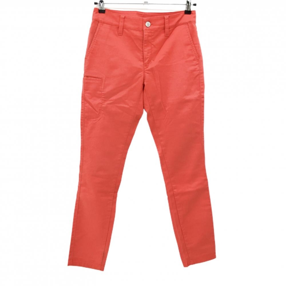 ジャックバニー パンツ レッド コットン混  レディース 1(M) ゴルフウェア Jack Bunny