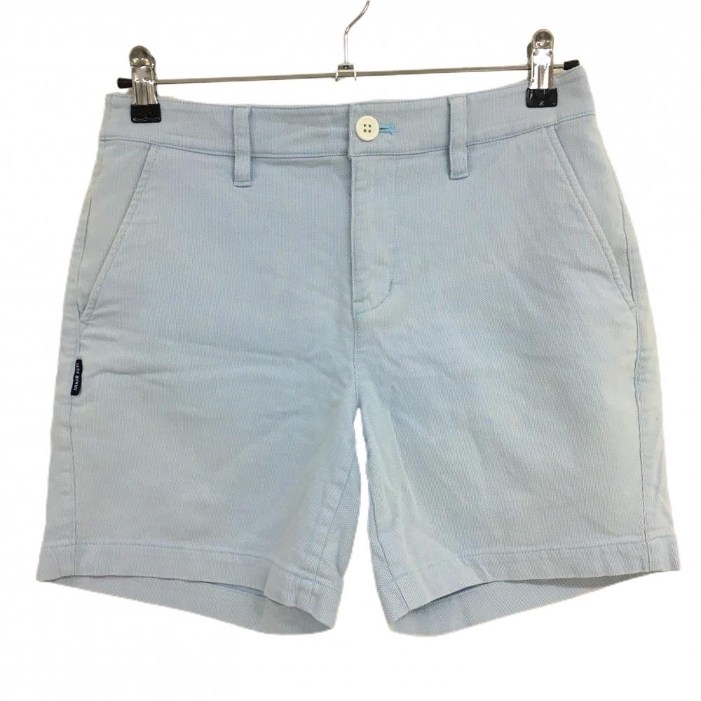 【美品】ジャックバニー ショートパンツ ライトブルー 織生地 サンプル品  レディース 1(M) ゴルフウェア サンプル品  Jack Bunny