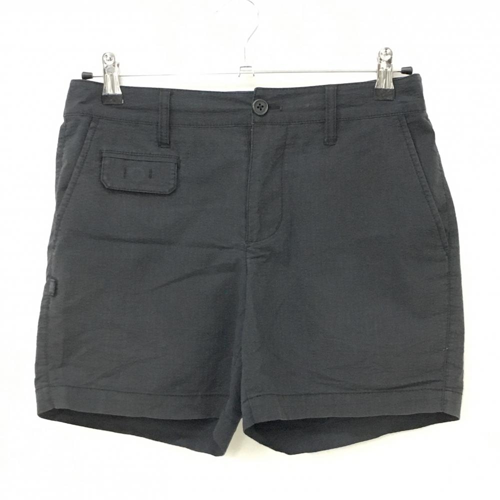 ジャックバニー ショートパンツ 黒 サッカー調生地 ストレッチ レディース 1(M) ゴルフウェア Jack Bunny