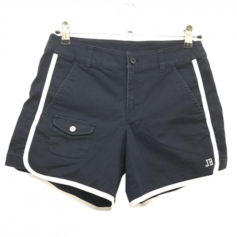 ジャックバニー ショートパンツ ネイビー×白 パイピング レディース 1(M) ゴルフウェア Jack Bunny