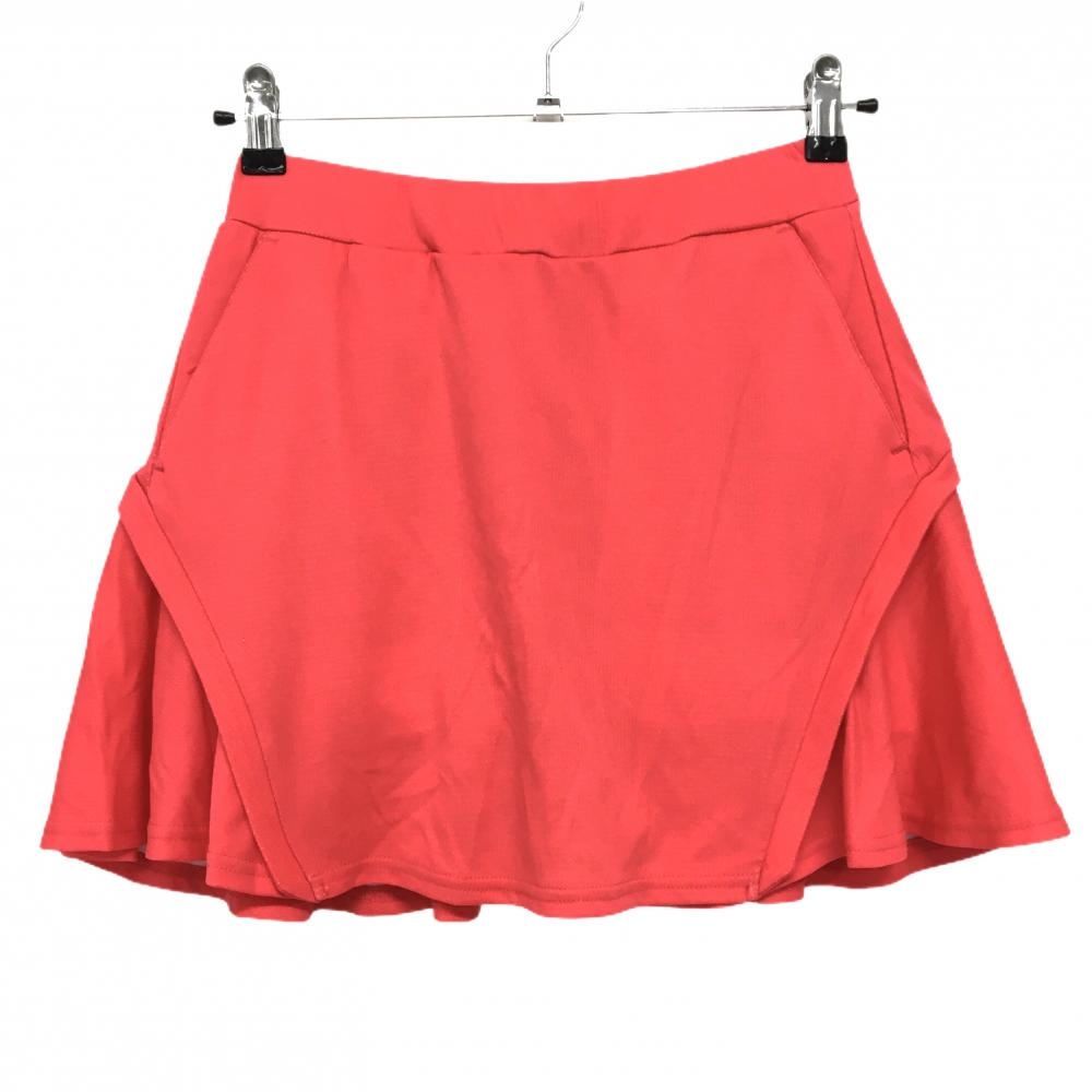 【美品】ジャックバニー スカート レッド シリコンワッペン 内側インナーパンツ レディース 0(S) ゴルフウェア 2023年モデル Jack Bunny
