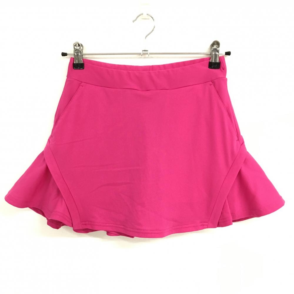 【超美品】ジャックバニー スカート ピンク 内側インナーパンツ ストレッチ レディース 00(XS) ゴルフウェア Jack Bunny