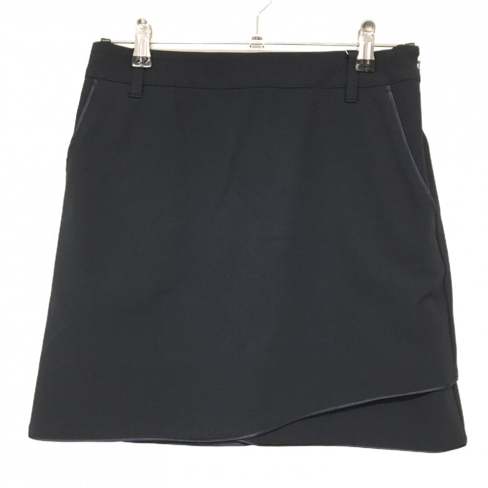 【新品】ジュンアンドロペ スカート ネイビー インナーパンツ付 UVカットWATER GUARD 防透け レディース L ゴルフウェア JUN＆ROPE