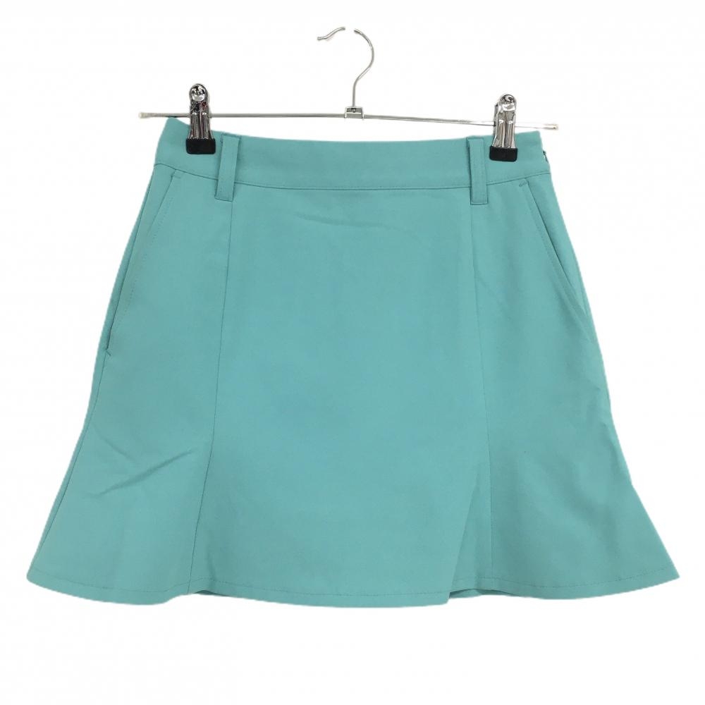 ジュンアンドロペ ストレッチスカート ミントブルー系 無地  レディース XS ゴルフウェア JUN＆ROPE