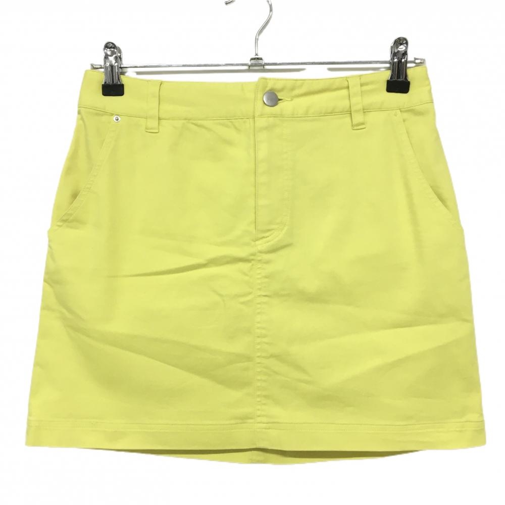 【美品】ジュンアンドロペ スカート イエロー  レディース L ゴルフウェア JUN＆ROPE