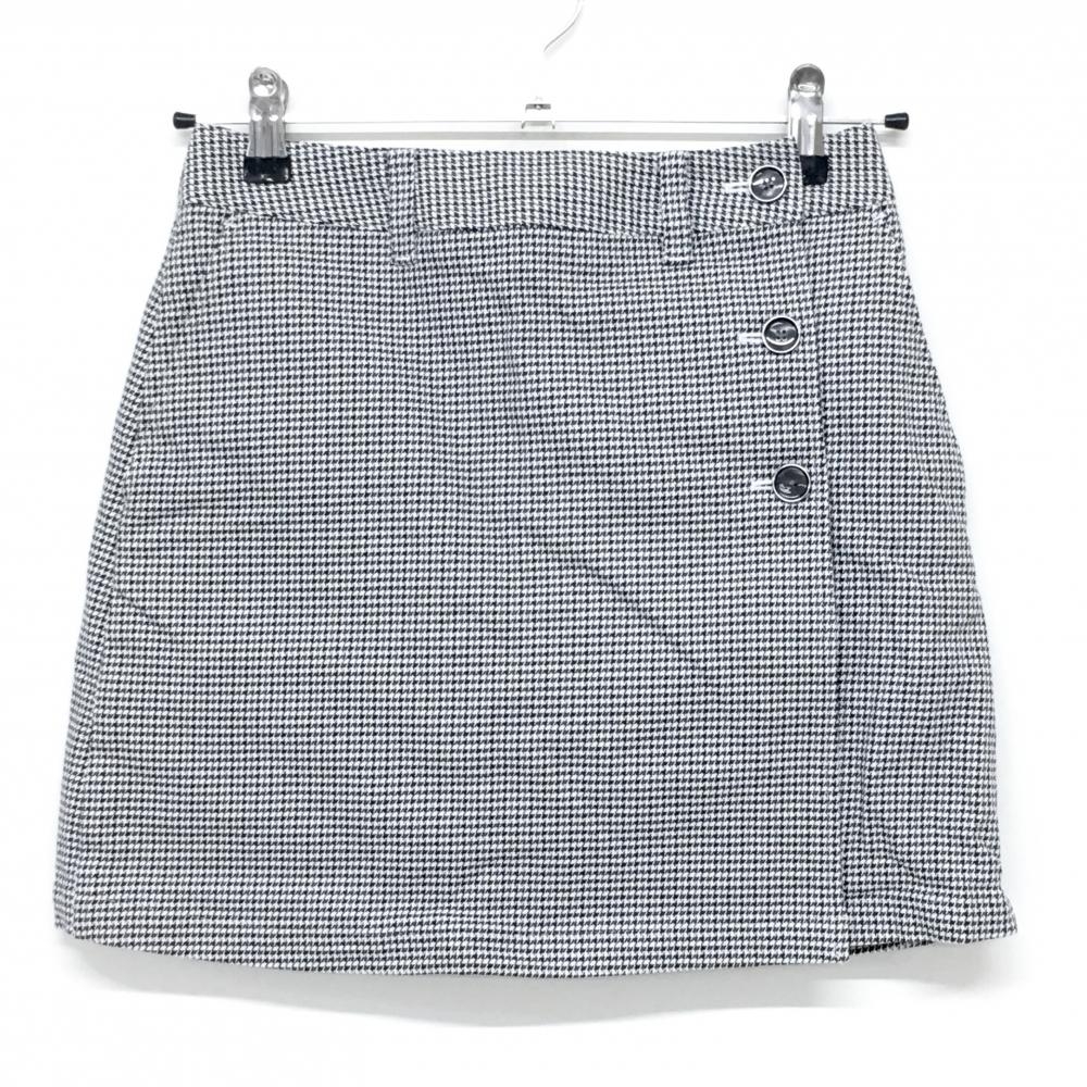 【美品】タイトリスト スカート 白×黒 千鳥格子 内側インナーパンツ  レディース S ゴルフウェア TITLEIST