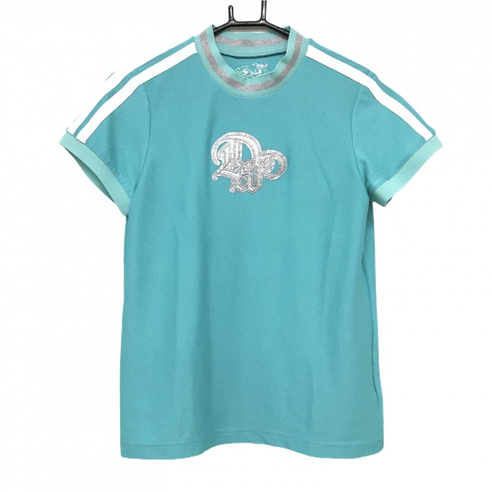【超美品】ダンスウィズドラゴン 半袖ハイネックシャツ  レディース 3(L) ゴルフウェア 2025年モデル Dance With Dragon