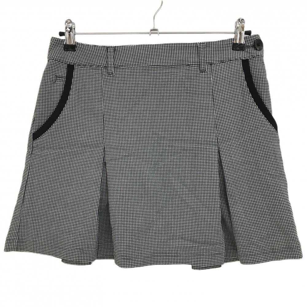 ティゴラ スカート 黒×白 千鳥格子 レディース 9 ゴルフウェア TIGORA