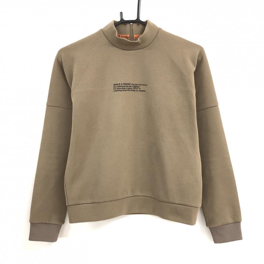 【美品】テーラーメイド×ユナイテッドアローズ ハイネックセーター ブラウン 後ジップ レディース XS ゴルフウェア UNITED ARROWS