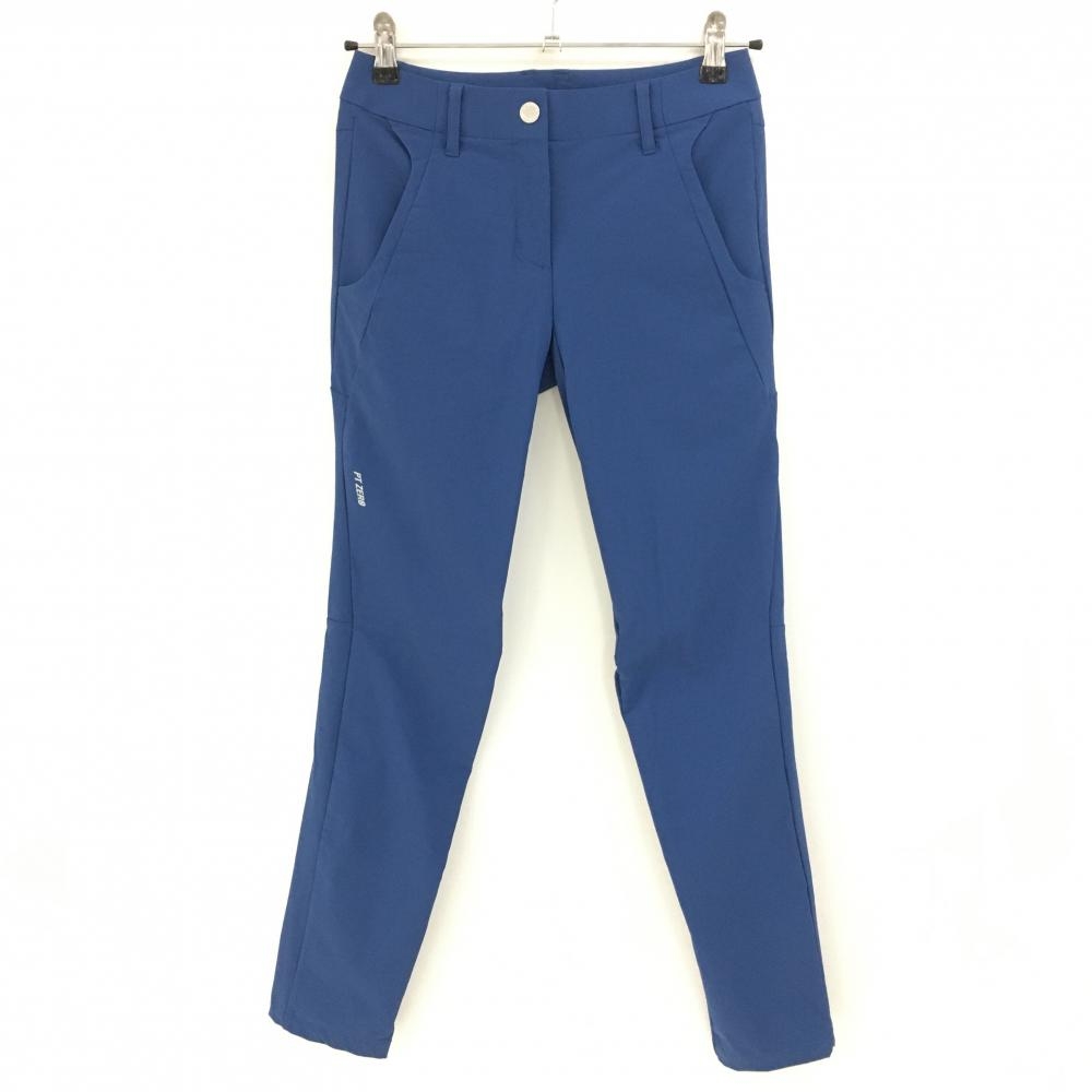 【超美品】デサントゴルフ パンツ スモーキーブルー系 PT ZERO ストレッチ 中田英寿 レディース 58/SS ゴルフウェア DESCENTE