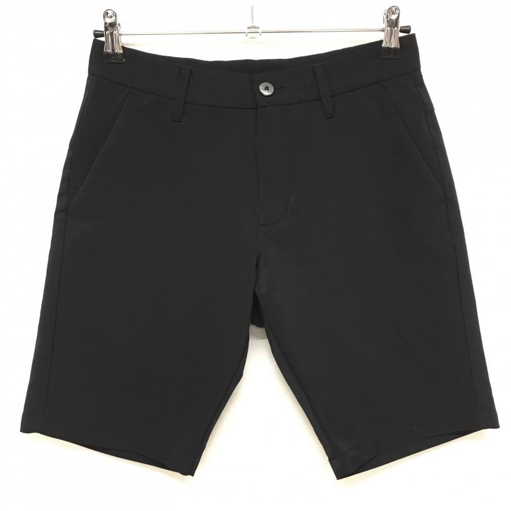 【美品】デサントゴルフ ショートパンツ 黒 ストレッチ 中田英寿 レディース 73/SS ゴルフウェア DESCENTE